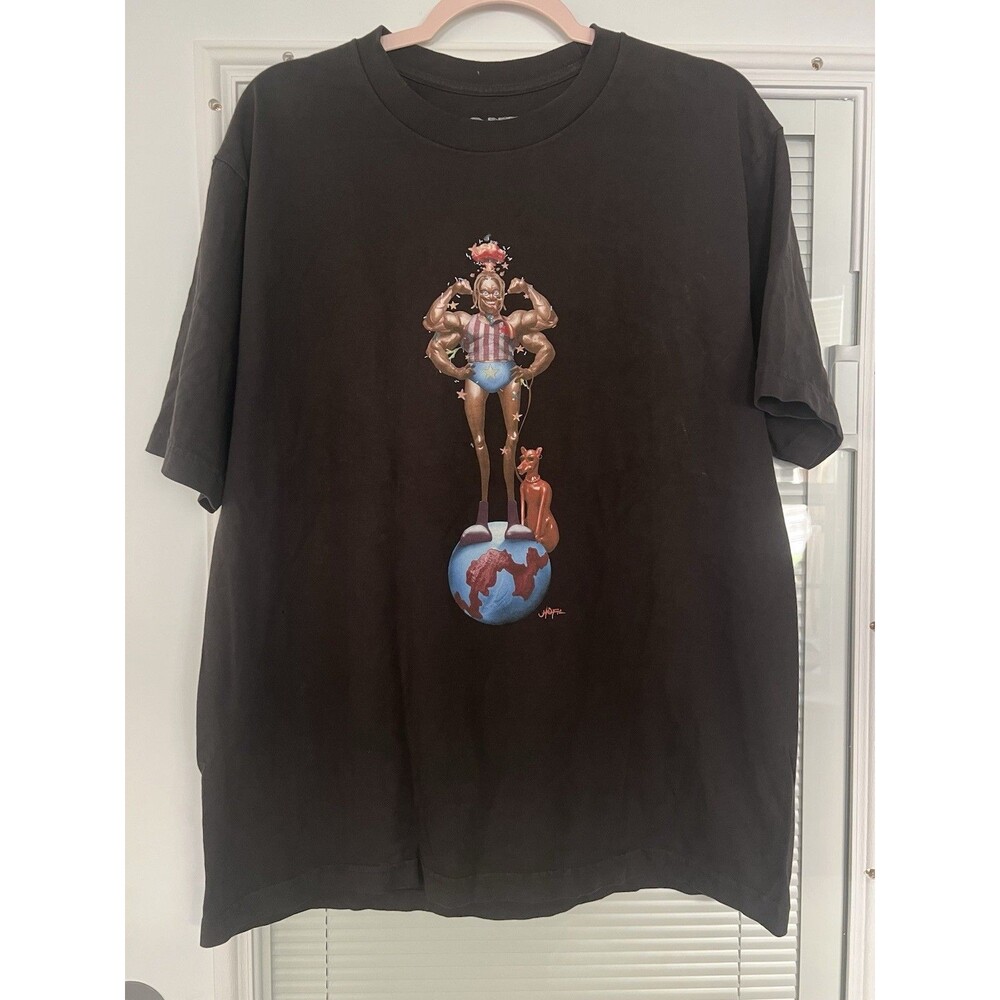 Travis Scott Utopia Circus Tour Shirt Las Vegas 2023‎ Black Double Sided